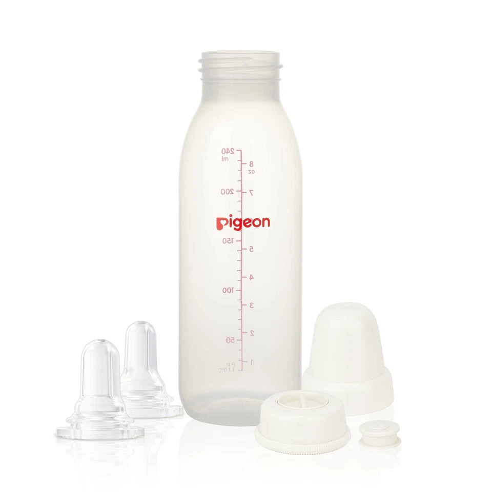 Pigeon Baby Cleft Palate Bottle with 2 Nipples 8.11 Oz Please Use It Under ...