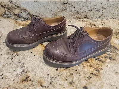 Brogue Completo Caballo Loco Azteca Dr. Martens 3989 Años 90 De Colección Hecho en Inglaterra EE. UU. 9 Foto 1 de 4