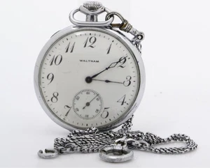 Reloj de bolsillo Waltham de cuerda manual - Imagen 1 de 9