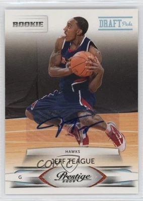 2009 Prestige Draft Picks Rights Signatures /100 Jeff Teague #169 Rookie Auto RC - Image 1 of 2