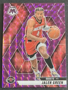 2024-25 Panini Mosaic - Jalen Green #131 Purple Mosaic Prizm /99 - Picture 1 of 2