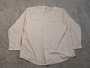 Huk Fishing Shirt Mens XXL Performance Outdoor Camping Long Sleeve Breathable - Picture 1 of 9
