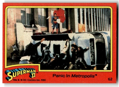 1980 Topps Superman II Card #62 Panic in Metropolis - Image 1 of 4