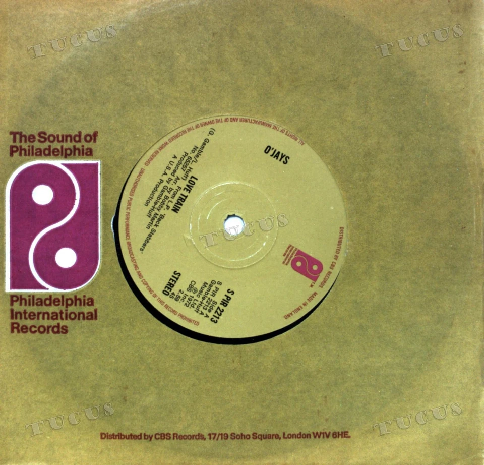 O'Jays - Love Train / Who Am I 7" (VG+) '* - Image 1 of 1