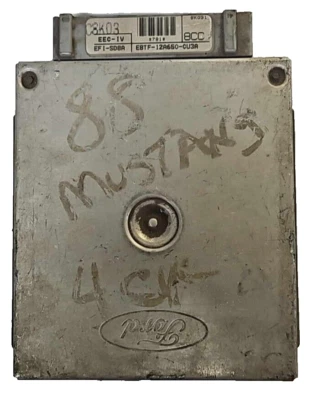 Computadora ecu e8TF-12A650-CU3A Ford Mustang 1987-1990 ecm Foto 1 de 4
