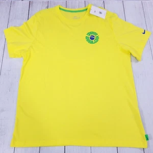 Nike Voice Brazil Soccer T-Shirt Mens Size XL - DH7662-740 - Picture 1 of 7