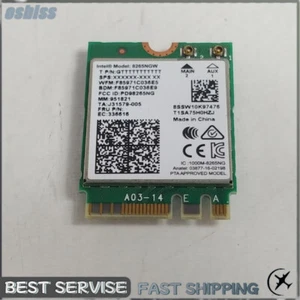 For Intel 8265NGW Wireless-AC 8265 802.11ac M.2 Wireless + Bluetooth 4.2 - Afbeelding 1 van 3