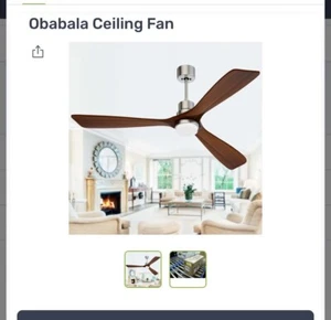 Obabala Ceiling FAN - Picture 1 of 1