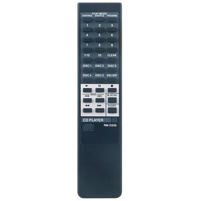 RM-D335 Replace Remote for Sony Compact Disc Player CDP-C365 CDP-C345 CDP-C335