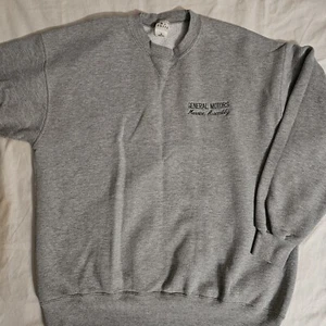 Vintage General Motors Moraine Assembly Gray Sweatshirt M.J Soffe Size XL  - Picture 1 of 8