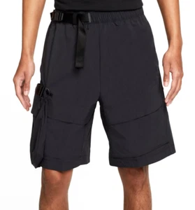 Nike Sportswear Tech Pack Woven Cargo Shorts Men's Size M Black  - Picture 1 of 4