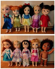 LOTTO 10 BAMBOLE DOLL Disney Collection Animators 40 CM