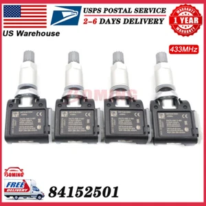 4x Tire Pressure Sensor TPMS 84152501 85110397 For Chevy Silverado GMC Trailer - Picture 1 of 12