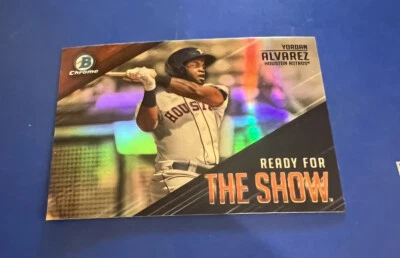2019 Bowman Chrome Ready For The Show Insert #17 Yordan Alvarez Astros - Image 1 of 2