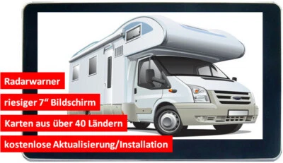 7 Zoll, 17,8 cm, Navigationsgerät – Reisemobil / Wohnmobil – Europa – GPS – Navi - Bild 1 von 3