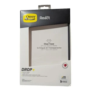 H4. Otterbox React Series Case for Samsung Galaxy Tab S7 FE 5G - Black/Clear - Picture 1 of 1