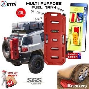 20L JERRY CAN FUEL CONTAINER DIESEL PETROL FUEL TANK 4WD SUV BOAT CARAVAN TRUCK - Picture 1 of 7