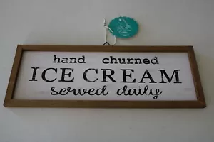 The Pioneer Woman Hand Churned Ice Cream Served Daily Sign - Picture 1 of 9