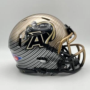 Army Black Knights CUSTOM 2-Tone Hydro-Dipped Mini Football Helmet 2 - Picture 1 of 3