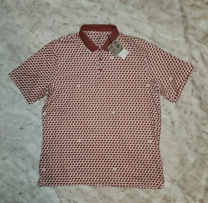 Puma Polo Golf Shirt Herren XL Mattr Love Hate Muster Neu mit Etikett  - Bild 1 von 3