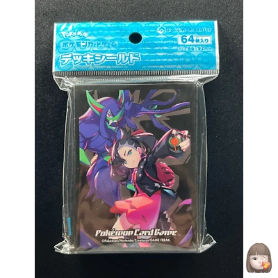 Marnie & Grimmsnarl Black  64 Sleeves Japanese Pokemon Official Deck Shield AJ29 - Image 1 of 4