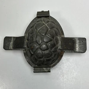 Antike Ei Schokoladenform Schildkröte Schale 2 Stück plus Clips Rue Montmorency Französisch - Bild 1 von 12