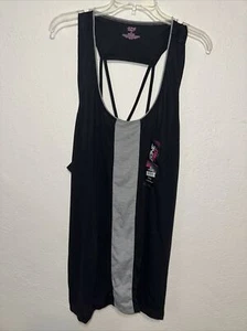 Women's Zone Pro Black W/Gray Trim Tank Top Size 2X NWT NEW B5 - Picture 1 of 14
