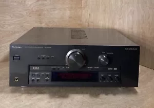 Technics Stereo Receiver SA-DX1040 Amplifier Black AM FM Home Theater READ - Picture 1 of 10