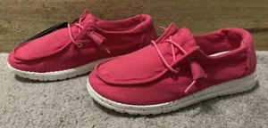 Hey Dude Women's Wendy Coral Size 5 New With Tag No Box - Picture 1 of 11