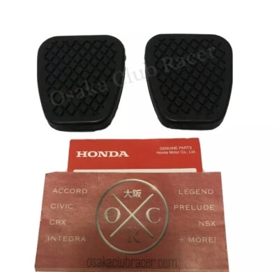 New Genuine OEM 07-08 09-13 Honda Fit Clutch & Brake Manual Pedal Pad Covers M/T - Image 1 of 2