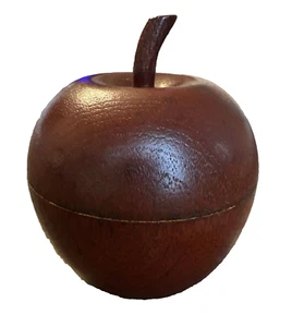 Vintage Crowning Touch Wooden Apple Storage Container - Picture 1 of 13