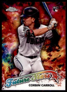 2023 Topps Chrome Update #FSU-10 Corbin Carroll Future Stars RC - Picture 1 of 2