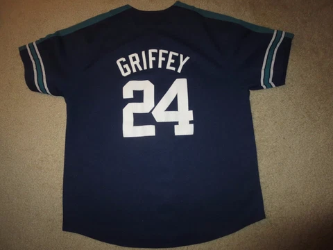 Ken Griffey Jr. #24 Seattle Mariners MLB Starter Jersey Youth XL 18-20 children Cover