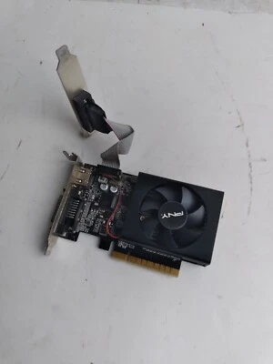 PNY NVidia GeForce GT710 DDR3 1GB Video Card HDMI DVI VGA PCIe - Image 1 of 4