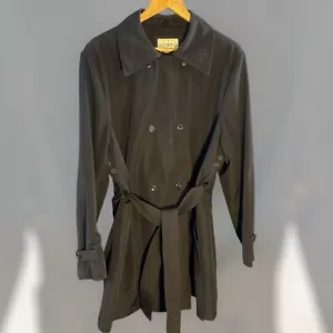 Trench coat vintage de moda para insectos gótico punk steampunk caprichoso mafia esposa con cinturón - Imagen 1 de 11