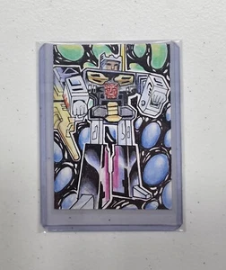Dynamite Transformers 40th G1 Rewind 1/1 Sketch Signed Deluxe Premium Card - Picture 1 of 2