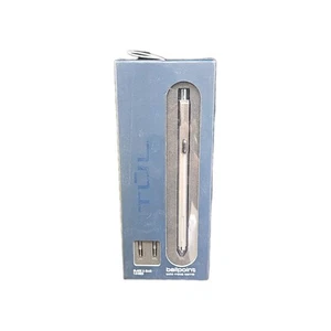 TUL Fine Writing Solid Metal Barrel Ballpoint Pen +Blue & Black Ink. - Picture 1 of 3