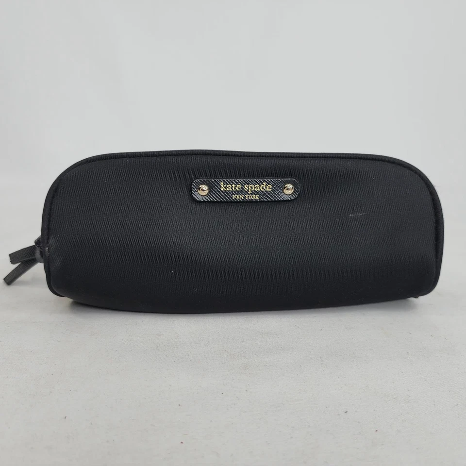 Черный прочный тканевый чехол-карандаш Kate Spade New York с золотой молнией - Изображение 1 из 4