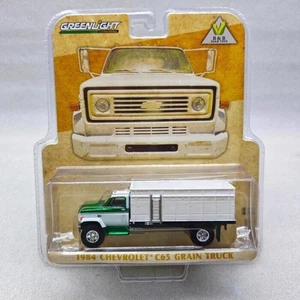 Greenlight 1:64 1984 Chevrolet C65 Grain Truck Green Wheel Die-Cast Car Model - Picture 1 of 3