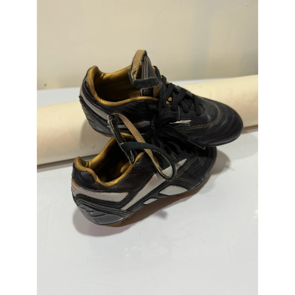 Botines de fútbol vintage Reebok Sprint Fit juvenil 10,5 negros zapatos Foto 1 de 4