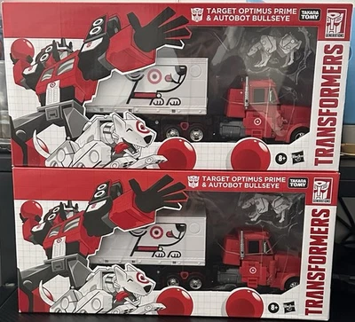 Transformers Hasbro Target Optimus Prime & Autobot Bullseye!  Target Exclusive! - Image 1 of 2