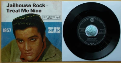 Elvis PRESLEY Jailhouse Rock★Treat Me Nice★RCA 47-7035 - Bild 1 von 2