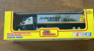 Rusty Wallace Penske 1:87 Scale Racing Team Transporter 1994 Racing Champions - Image 1 of 3