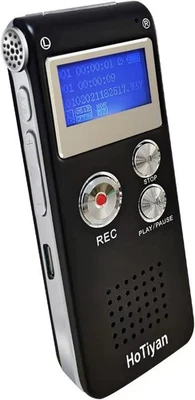 Digital Voice Recorder Dictaphone Audio Mini Small Spy Sound Recorder 8 GB - Image 1 of 4