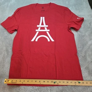Coca Cola TShirt Paris Olympics 2024 Eiffel Tower Graphic Cotton Shortsleeve MED - Picture 1 of 4