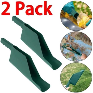 Cuchara de limpieza de hojas portátil 2 piezas cuchara de canalón limpieza de drenaje suministros para el hogar - Imagen 1 de 24