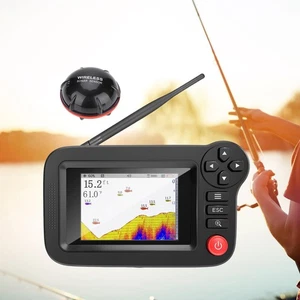 Sonar Fishfinder Intelligent Rechargeable Lightweight 0.8-50M Deep 3.5" Detector - Picture 1 of 7