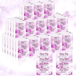 60 Pack Christian Facial Tissues Pocket Size Facial with Bible Verse Wallet, Tra - Picture 1 of 12