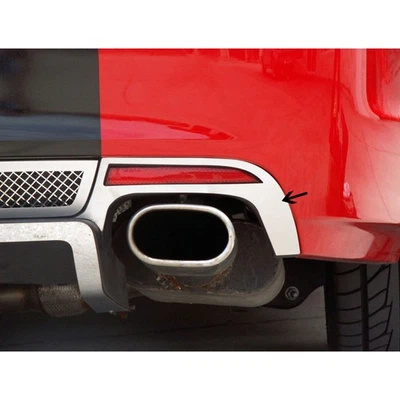 Exhaust Trim Plates 2p for 2008-09 Pontiac G8 Base GT [Stainless Steel/Brushed] - Image 1 of 4
