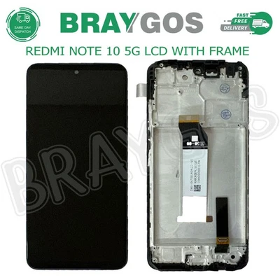 For Xiaomi Redmi Note 10 5G M2103K19G LCD Display Touch Screen Digitizer + Frame - Image 1 of 4